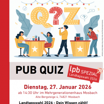 Dienstagnachmittagstreff: Pub Quiz